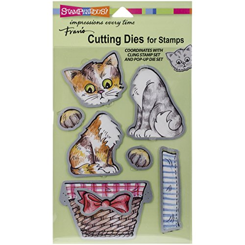 Stampendous pop up kitties die cut set