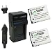 Wasabi Power Battery and Charger Kit for Pentax D-LI88, Optio H90, P70, P80, W90, WS80