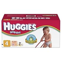 Huggies Baby-Shaped Fit Diapers, Size 4 (22-37 Lbs), Disney, Pack of 126 Diapers