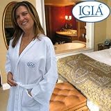 IGIA® LUXURIOUS WAFFLE-WEAVE COTTON ROBE