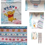 DISNEY WINNIE THE POOH PAJAMAS LONG PJS Cotton Girls