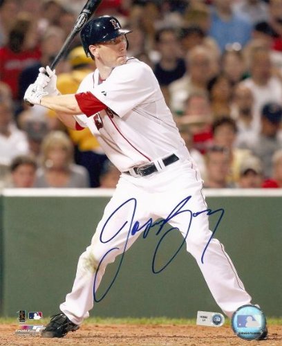 MLB Boston Red Sox Jason Bay Red Sox Batting Autographed Photo