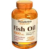 Sundown Naturals Fish Oil, 1000 mg, 200 Softgels (Pack of 2)