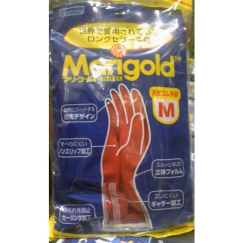 MARIGOLD マリーゴールド Mサイズ ゴム手袋　4P　お買い得パック