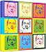 Coldplay - Pop Art Print (3-Tone; Andy Warhol's Che Guevara Style) 30 x 30 x 2 cm Medium Square Deep