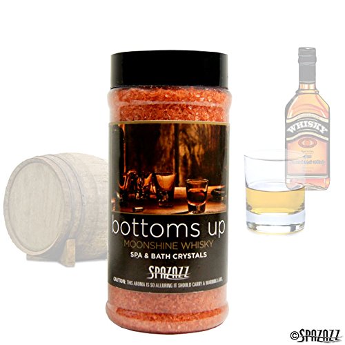 SpazazzSZCMW SPZ-512 Moonshine Whisky Bottoms Up Set The Mood Crystals Container, 17 oz. Aromatherapy, 1.06 Pound (Pack of 1), Burnt Orange
