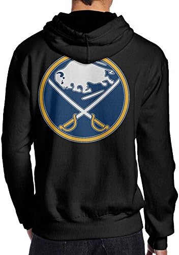 VGOING Men's Fashion Hoodies Buffalo Ice Hockey Logo Sabres Hooded M