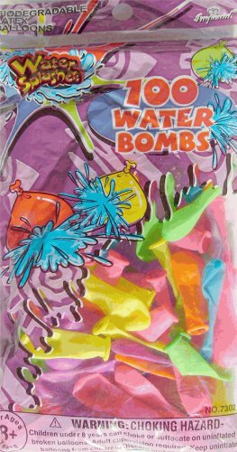 Water Bomb Balloons, 100 piece