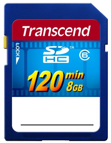 Transcend TS8GSDHC6V 8 GB SDHC HD Video Card
