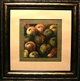 Apples by Jill O Flannery 28-Inch-by-28-Inch Framed Print