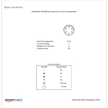 Amphenol Industrial PT02E-10-6S Circular Connector Socket, Environmental Resisting, Bayonet Coupling, Solder Termination, Box Mounting Receptacle, 10-6 Insert Arrangement, 10 Shell Size, 6 Contacts