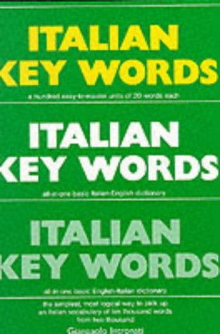 City Travel Guides Discounted  Books : Italian Key Words: The Basic 2000 Word Vocabulary Arranged by Frequency, with Dictionaries (Oleander Language & Literature)