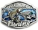 I'd Rather Be Fishing Belt Buckle Gift Outdoors Freshwater