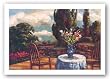 Cypress Terrace by Elio DeChino 36"x24" Art Print Poster Latin
