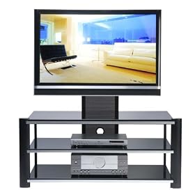 Atlantic Nero 67035439 TV Stand with Mount Fits up to 42-Inches by Atlantic