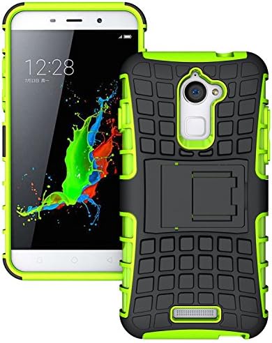 CoolPad Note 3 Lite Case, TFBOYS® Full Body Hybrid Combo High Impact Rugged Shockproof Case with Kickstand For Coolpad Note 3 Lite (Green)