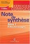 Note de synth�se, s�rie 1 : 8 dossiers corrig�s