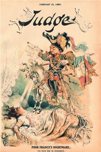 Art Poster, Judge Magazine: Poor France's Nightmare - 18.75 x 27.5