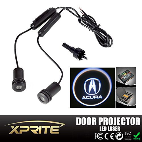 Xprite 5w 4th Generation 2x LED Car Door Laser Projector Ghost Shadow Step Light Logo for Acura