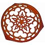 Le Creuset 9-Inch Deluxe Round Trivet, Flame