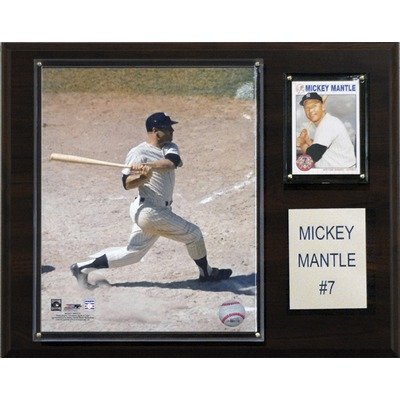 MLB New York Yankees Mickey Mantle Player Plaque
