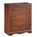 South Shore 3646034 Heavenly Collection 4-Drawer Chest, Royal Cherry