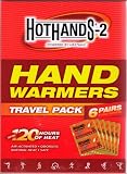 HeatMax HotHands-2 Travel Pack - 6 Pairs