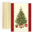 Traditional Holiday Tree Christmas Cards -