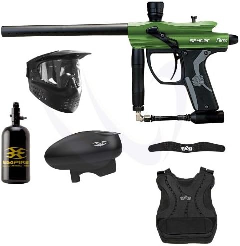 Spyder Fenix Paintball Marker VMax Armor N2 Package - Forest Green