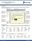 Corel WordPerfect 12 Quick Start Card