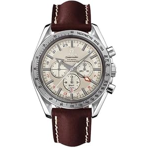 Omega Men's Speedmaster Broad Arrow GMT Automatic Chronometer Chronograph Watch #3881.30.37