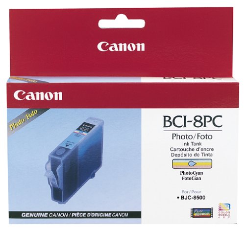 Canon Office Products Bci-8PC Ink Tank Photo Cyan 6 IN A Box