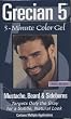 Grecian 5, 5 - Minute Color Gel, Mustache, Beard & Sideburns, Real Black GM450, Contains Multiple Applications