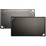 Lodge LDP3 Double Play Reversible Grill/Griddle, 9.5" x 16.75"