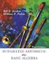 Integrated Arithmetic and Basic Algebra (3rd Edition)