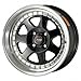 Drag Wheels DR-27 15x7 4x100 et10 Gloss Black rims
