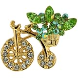 Garden Bike Animal Pin Brooch