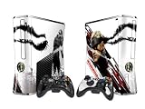 Protector Skin Decal Sticker for Xbox 360 Slim (1 piece for the game console & 2 pieces for 2 controllers)