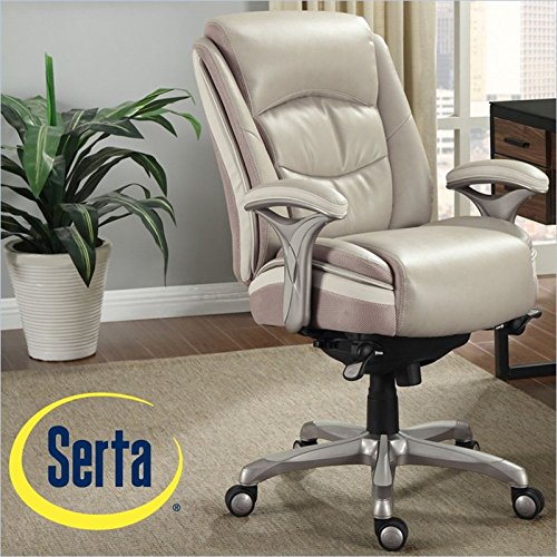 Serta Smart Layers Manager Serenity Office Chair, OffWhite Furniture
