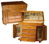 Josephine Jewelry Box (Oak Finish) (11H x 5.25W x 16.50D)