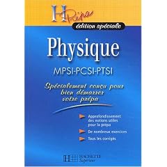 Physique MPSI-PCSI-PTSI