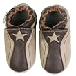 Momo Baby Soft Sole Baby Shoes - Star Brown