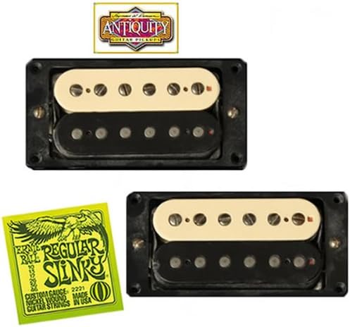 SEYMOUR DUNCAN Antiquity JB/Jazz Humbucker Set Zebra FREE Ernie Ball Strings