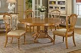 Hillsdale Furniture Wilshire Pine 5-Piece Round Dining Set with Side Chairs ....