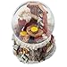 Santa Claus in Toy Shop 100MM Music Water Globe Plays Tune We Wish You A Merry Christmas