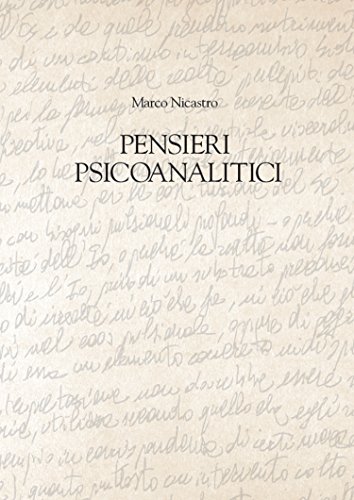 Pensieri psicoanalitici (Psicoterapia e...) (Italian Edition)