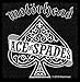 Motorhead Ace of Spades Patch Single Logo Heavy Metal Band Woven Sew On Applique