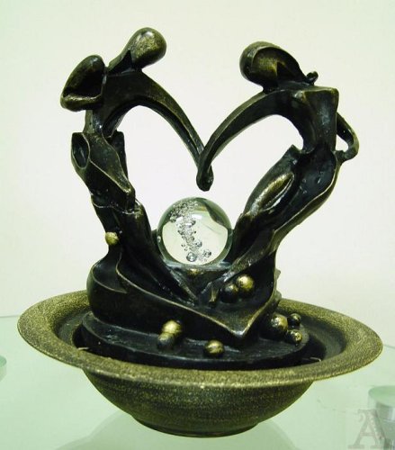 Naked Lady Male Nude Art Deco Statue Water Fountain
