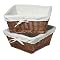 16" Cherry Basket 2-pk. with White Lining