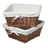 16 Cherry Basket 2-pk. with White Lining